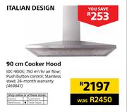 Italian Design 90cm Cooker Hood