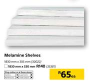 Melamine Shelves (1830mm x 530mm)-Each