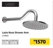 Lusso Lazio Rose Shower Arm