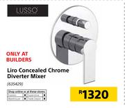 Lusso Liro Concealed Chrome Diverter Mixer