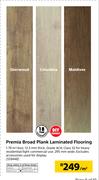 Premia Broad Plank Laminated Flooring-Per Sqm
