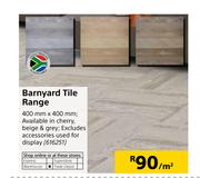 Barnyard Tile Range-Per Sqm