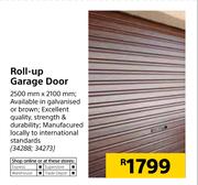 Roll-Up Garage Door