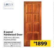 Lotus 8-Panel Hardwood Door 2032mm x 813mm
