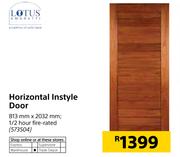 Lotus Horizontal Instyle Door 2032mm x 813mm