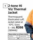 Beck 2-Tone Hi Viz Thermal Jacket