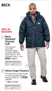 Beck Navy Standard Thermal Cuff