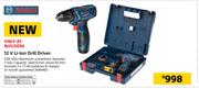 Bosch 12V Li-Ion Drill Driver