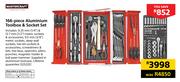 Mastercraft 166-Piece Aluminium Toolbox & Socket Set