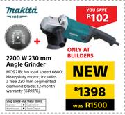 Makita 2200W 230mm Angle Grinder