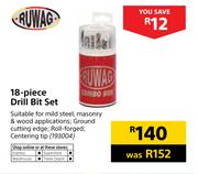Ruwag 18-Piece Drill Bit Set