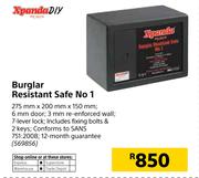 Xpanda Diy Burglar Resistant Safe No 1