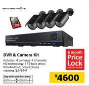 Securitymate DVR & Camera Kit