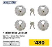 CoBolt 4-Piece Disc Lock Set