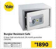Yale Burglar Resistant Safe 