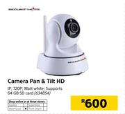 Securitymate Camera Pan & Tilt HD