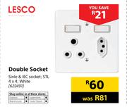 Lesco Double Socket