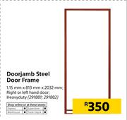 Doorjamb Steel Door Frame