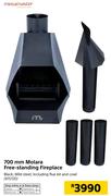 Mega Master 700mm Molara Free Standing Fire Place