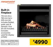 Mega Master Built In  Fire Place