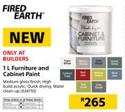 Fired Earth 1Ltr Furniture And Cabinet Paint
