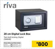 Riva 20cm Digital Lock Box