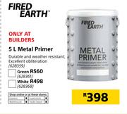 Fired Earth 5Ltr Green Primer