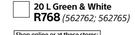 Duram 20Ltr Green & White Weather Roof 