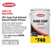 Plascon 20Ltr Sure Coat Solvent Based Plaster Primer