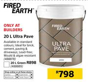 Fired Earth 20Ltr Green