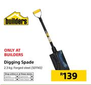 Builders 2.3kg Forged Steel Digging Spade