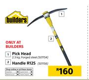 Builders Pick Head Handle