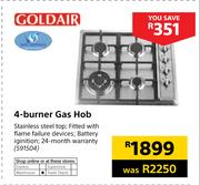 Gold Air 4 Burner Gas Hob