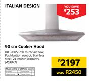 Italian Design 90cm Cooker Hood