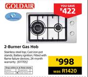 Gold Air 2-Burner Gas Hob