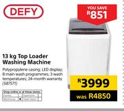 Defy 13kg Top Loader Washing Machine