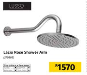 Lusso Lazio Rose Shower Arm