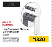 Lusso Liro Concealed Chrome Diverter Mixer