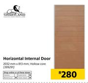 Swartland Horizontal Internal Door 2032mm x 813mm