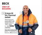 Beck 2 Tone Viz Thermal Jacket