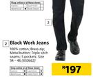 Beck Black Work Jeans