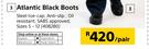 Atlantic Black Boots-Per Pair