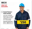 Beck Conti Flame/ Acid Jacket