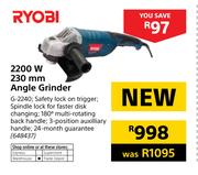 Ryobi 2200W 230mm Angle Grinder