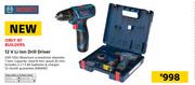 Bosch 12V Li-Lon Drill Driver