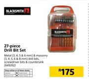 Black Smith  27 Piece Drill Bit Set