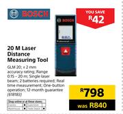 Bosch 20M Laser Distance Measuring Tool GLM 20
