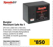 Xpanda Diy Burglar Resistant Safe No. 1