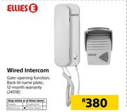 Ellies E Wired Intercom