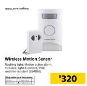 Security Mate Wireless Motion Sensor